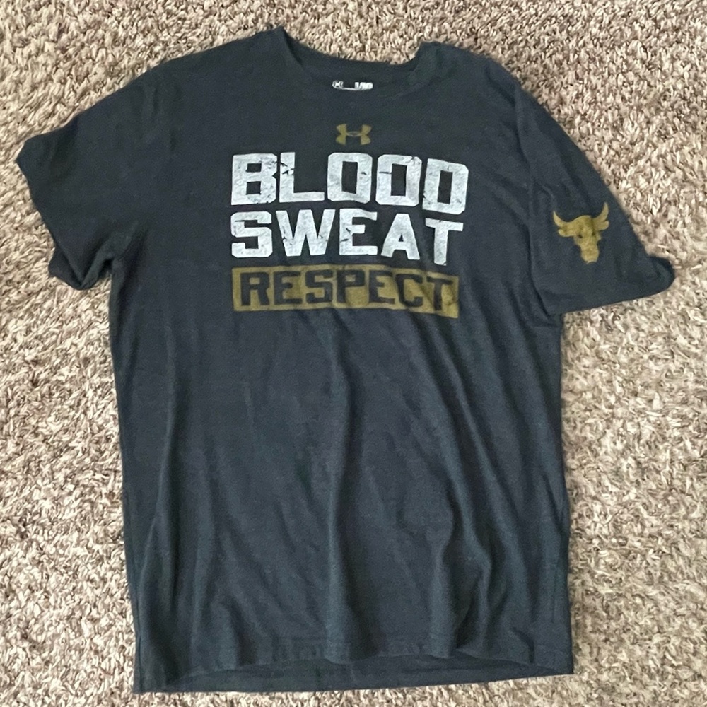 Project Rock Blood Sweat Respect shirt